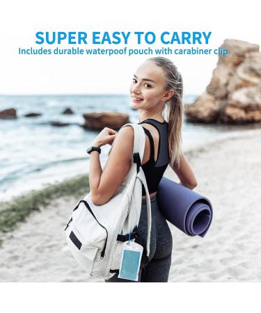 TowelTouch Cooling Towel 4-Pack for Gym, Fitness, Golf, Yoga | Instant Cooling Relief | Blue/Rose Red/Gray/Purple - Buy Online on GoSupps.com