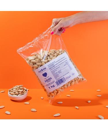 Blanched Almonds 1 kg nut&me | Natural Kernel | No Additives or Preservatives | Protein Source | Salt Free | - Buy Online on GoSupps.com