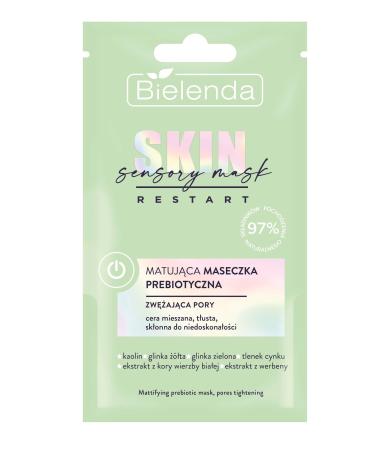 Bielenda Skin Restart Sensory Mask - Matting Prebiotic Mask 8g