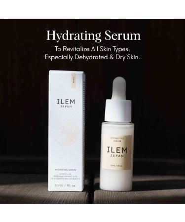 Hydrating Hyaluronic Acid Serum with Vitamin C | Anti-Aging Face Serum for All Skin Types | Nourishing Marula Oil for Glowing Skin | 30ml - Buy Online on GoSupps.com