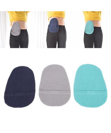 Stom tap cover waterproof stoma shower cover 3 pieces of stoma bag cover washable removable.