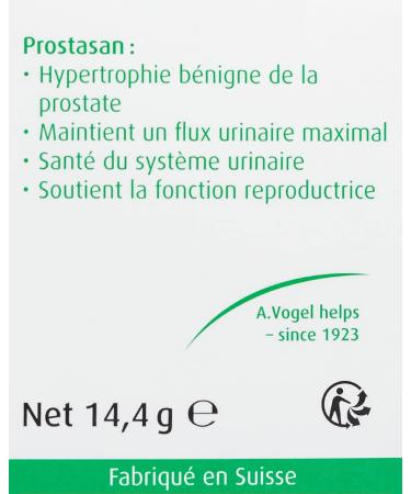A.VOGEL Prostasan - Men's Dietary Supplement - Fights Benign Prostate Hypertrophy - Stimulates Erection & Ejaculation - Dwarf Palm Extract - 30 Capsules - Buy Online on GoSupps.com