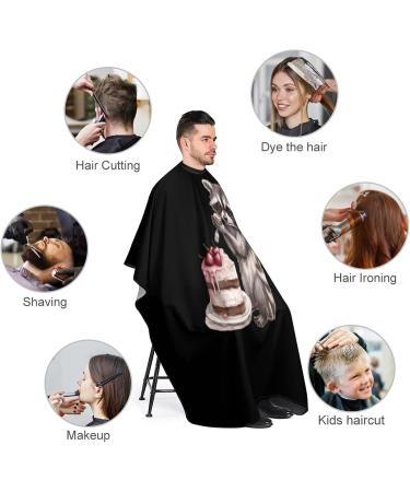 Raccoon and Cake Adult Barber Cape | Professional Hairdresser Cutting Apron for Men & Women Shop Now - Buy Online on GoSupps.com