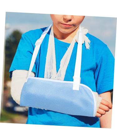 Anneome Children's Arm Sling Sling Shoulder Sling for Torn Rotator Cuff Arm Arm Brace Net 60X30CM Sky-blue - Buy Online on GoSupps.com