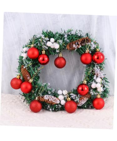 Alipis 24 Pcs Christmas Hanging Balls Christmas Shatterproof Ornament Pendant Red Barreled Red Size 1 - Buy Online on GoSupps.com