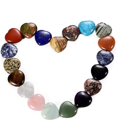 Morella Gemstone Heart Lucky Charm - 3cm Turquoise Stone in Velvet Bag | International Shipping - Buy Online on GoSupps.com