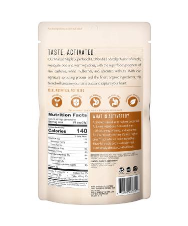 Living Intentions Sprouted Organic Nut Blend Malted Maple 4 Ounce - NonGMO, Gluten-Free, Vegan, Paleo - Buy Online on GoSupps.com