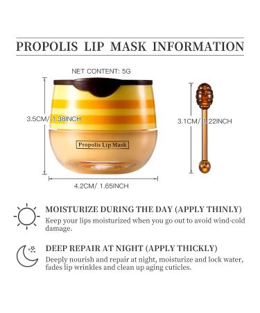 LSxia Bee Balm Honey Lip Mask - Hydrating & Moisturizing Lip Care for Dry Cracked Lips - Buy Online on GoSupps.com