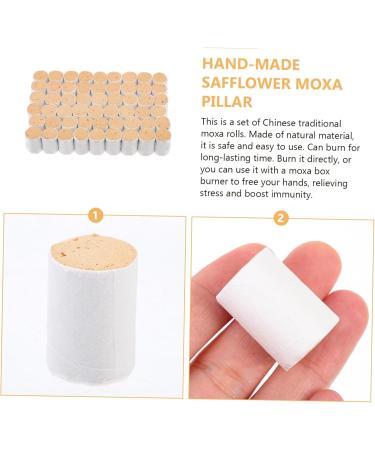 Collbath 54st Moxibustion Support - Handmade Yellow Moxa Stick for Circulation | Premium Chinese Moxa Herbs - Buy Online on GoSupps.com