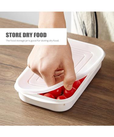 Abaodam 4pcs Box crisper plastic sandwich container containers with lids Refrigerator Storage Can rice food - Buy Online on GoSupps.com