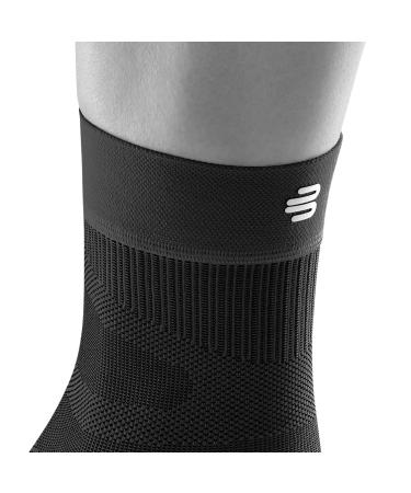 Bauerfeind Sports Compression Ankle Sleeve for Running & Fitness - Unisex Ankle Support & Protection (Black) - Buy Online on GoSupps.com