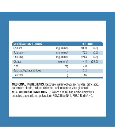 Pedialyte AdvancedCare Liquid Electrolyte Solution Blue Raspberry 1-L Bottle Electrolyte Replacement Oral Rehydration Solution - Buy Online on GoSupps.com