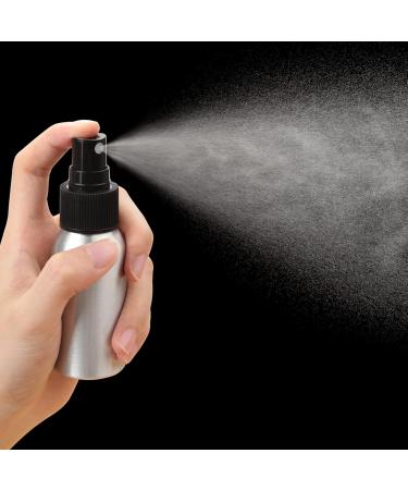 50ml Aluminum Alloy Mini Spray Bottles - 2 Pack | Empty Atomizers for Perfume Cosmetics & Essential Oils | Travel-Friendly & Refillable - Buy Online on GoSupps.com