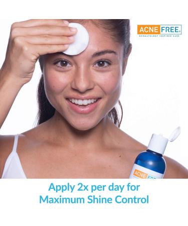 Acne Free Mattifying Toner with Witch Hazel & Glycolic Acid - 8.4 oz x2 - Buy Online on GoSupps.com