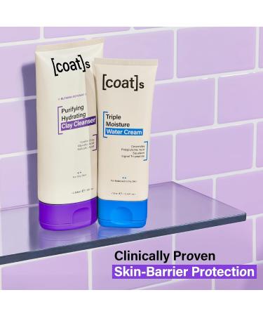 Coats Daily Blemish Defence Duo for Oily Skin Purifying Hydrating Clay Cleanser 150 ml + Triple Moisture Water Cream 75 ml Helps Prevent Breakouts + Protect the Skin Barrier - Buy Online on GoSupps.com