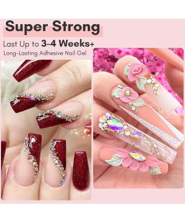 Makartt Nail Art Rhinestone Glue Gel 30g - Super Adhesive Gem and Crystal Nail Gel - Buy Online on GoSupps.com