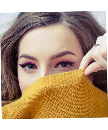 Angoily 72 Pairs Glitter Eyeliner Invisible Eyeliner Sticker Eye Makeup Tools Eyeliner Sticker with Eyelashes Eyeliner Stickers for Eyes Eyeliner Transfer Instant Self- Miss Flash Applique - Buy Online on GoSupps.com