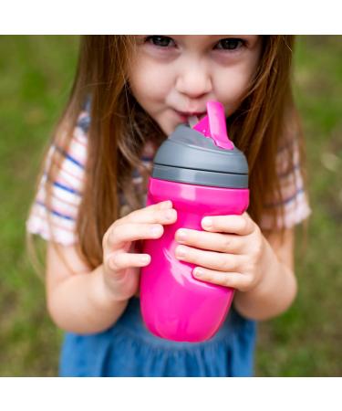 Tommee Tippee Insulated Straw Toddler Tumbler Cup - Pink | 12+ Months | 1pk - 549358 - Buy Online on GoSupps.com