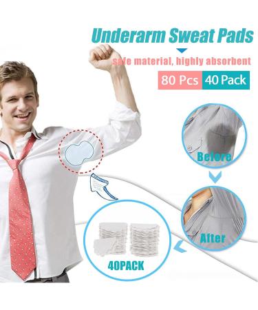 80PCS Disposable Underarm Sweat Pads - Antiperspirant Armpit Shields for Men and Women - Perspiration Patches for Clean Underarms and Garments - Flower Design - Buy Online on GoSupps.com