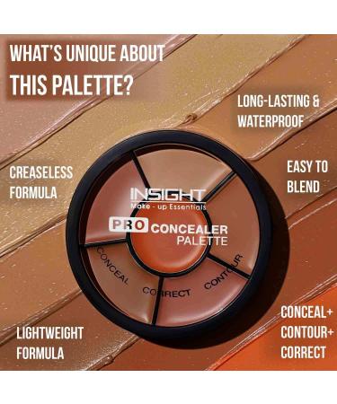 Insight Cosmetics Pro Concealer Palette-Concealer|Conceal |Correct |Contour |WaterProof |Crease Resistance |Long Lasting |Oil Control (CR105-Concealer) - Buy Online on GoSupps.com
