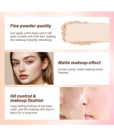 Bestvisse Korean Silky Loose Powder for Oily Skin Matte Makeup Effect Long Lasting Soft Finish Conceal Pores - Buy Online on GoSupps.com