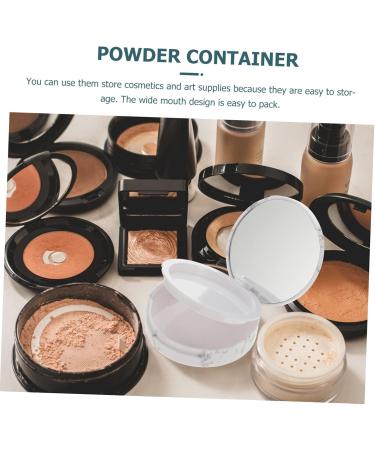 FOMIYES 2pcs Storage Box Makeup Case Portable Powder Case Makeup Powder Puff Empty Compact Powder - Buy Online on GoSupps.com