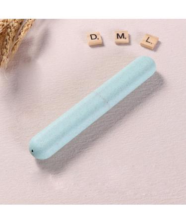 JdXun Travel Toothbrush Set - 2 Eco-Friendly Portable Toothbrush Covers for Family - Gray & Green - Buy Online on GoSupps.com