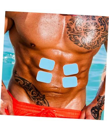 Beaupretty 24 STK Abdominal Muscle Belt Gel Pads - Hydrogel Fitness Stickers for Belly Trainers & Stimulators - Buy Online on GoSupps.com