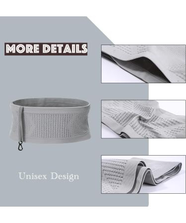 Akiuzuki JOO Insulin Pump Belt - Breathable Diabetic Waist Belt for Sleeping & Running | 4 Large Pockets (Grey 30-35 inch - Buy Online on GoSupps.com