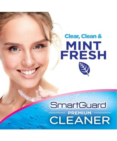 SmartGuard Premium Cleaner Crystals (110 Cleanings) - Removes Stain, Plaque & Odor for Dentures, Clear Braces, Mouth Guard & Retainers - Buy Online on GoSupps.com