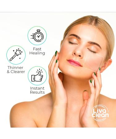 LivaClean (20 Count) Large Square Patch Salicylic Acid Edition - Large Face Patch Absorbing Cover Patch For Face Overnight Face Patches 1 Pack 20 Count S. Acid Large Patches - Buy Online on GoSupps.com