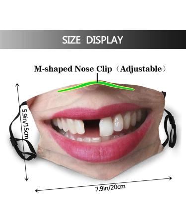 XCNGG Funny Face Masks | Reusable Washable Dustproof & Windproof Balaclava for Adults - International Shipping - Buy Online on GoSupps.com