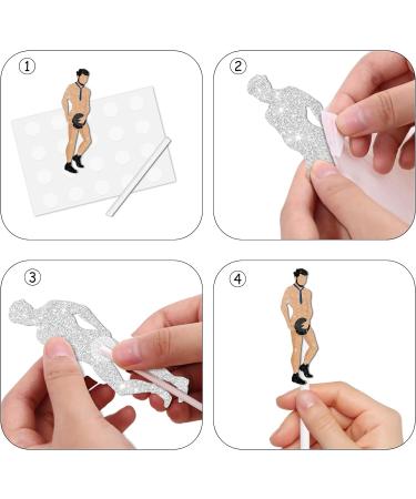 18pcs Glitter Graduation Dessert Cupcake Topper Congrats Grad 2024 Prom Night Dancing Boys Theme Decorations High School College Graduation Party Decor Supplies - Buy Online on GoSupps.com