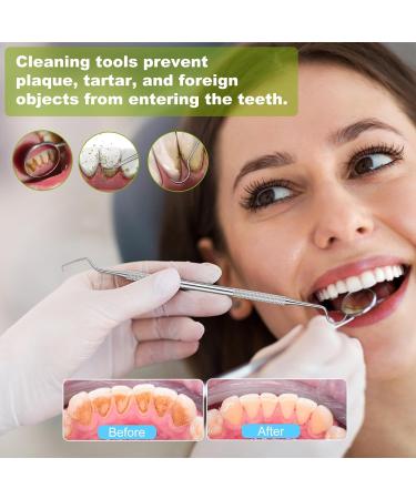 Truein 8-Piece Stainless Steel Tartar Remover Set | Professional Dental Care Kit for Tartar & Tooth Cleaning - Buy Online on GoSupps.com