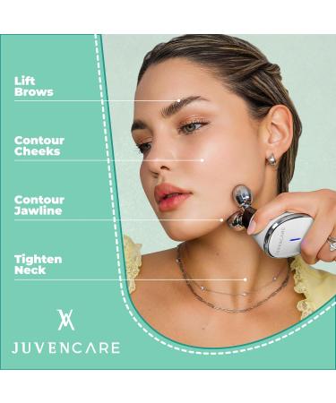 Microcurrent Facial Device - 6 in 1 Anti-Aging Rejuvenation Tool for Enhanced Skin Care Absorption (White Cream - Buy Online on GoSupps.com