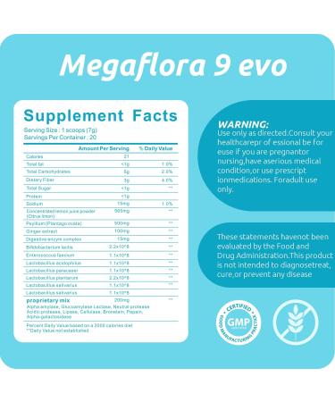 HiPlus Digestion Probiotics with 9 Strains, 10 Plant Digestive Enzymes & Fiber - Weight&lmmune Support, Gut Health Boost - Buy Online on GoSupps.com