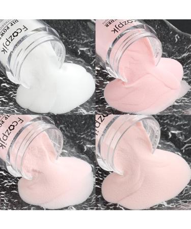 Premium Dip Powder Nail Kit - 8 Colors Clear Nude Pink Glitter Acrylic Set for Home Manicure | Base & Top Coat Included - Buy Online on GoSupps.com