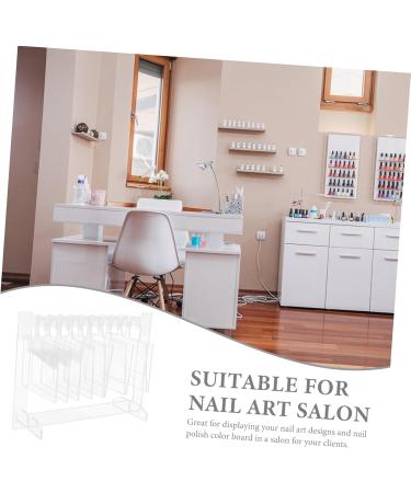 minkissy 1 Set Nail Display Board Nail Art Display Holder Nail Tips Stand Manicure Display Board Nail Art Display Board Fake Nail Holder Nail Tips Display Holder Organizer Acrylic Modeling - Buy Online on GoSupps.com