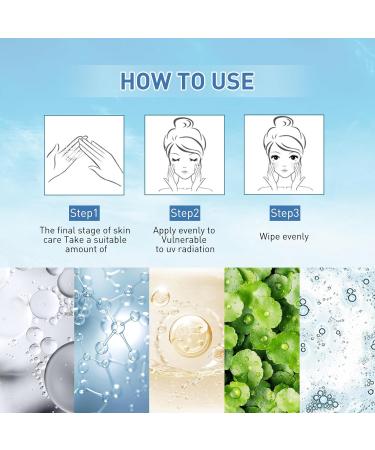 Sun Lotion SPF 50+ Dry Touch Sun Gel Cream Mattifying Sun Cream with Ultra-Light Texture Anti-Wrinkle Face Protection Cream Suitable for Daily Use 50 ml - Buy Online on GoSupps.com