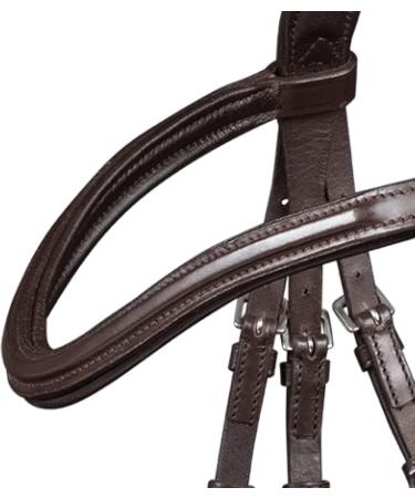 WALDHAUSEN X-Line Standard Bridle Canc n - Dark Brown & Stainless Steel for Warmbloods | Premium Equestrian Gear - Buy Online on GoSupps.com