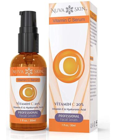 Vitamin C Serum for Face - Face Serum Vitamin C and Hyaluronic Acid  Anti Aging serum  Brightening Serum  Brightening Face Serum with Vitamin C Oil  Facial Serum for Collagen Production & Reduced Acne 1 - Buy Online on GoSupps.com