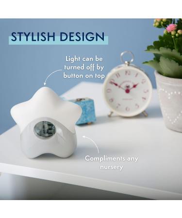 Purflo Starlight Colour Changing Baby Room Thermometer | USB Rechargeable Digital Temperature Monitor - Buy Online on GoSupps.com