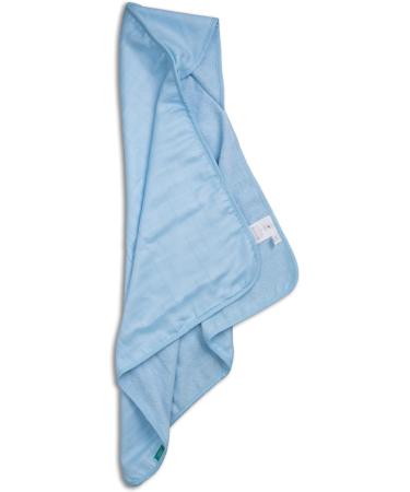 Urban Kanga Hooded Towel for Babies - Double-Sided Oeko-Tex Cotton Muslin Bath Towel (Crystal Blue) - Ship Internationally - Buy Online on GoSupps.com