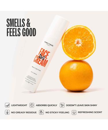 Men Rock Niacinamide Face Moisturiser for Men - Anti-Aging Formula Deep Hydration & Radiant Skin - Enriched with Shea Butter - 50 ml - International Shipping Available - Buy Online on GoSupps.com