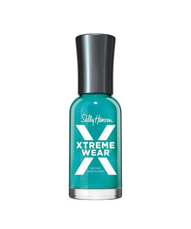 Sally Hansen Xtreme Wear Nail Polish Streak-Free Shiny Finish Long-Lasting Nail Color Jazzy Jade 0.4 fl oz Jazzy Jade 0.4 Fl Oz (Pack of 1)