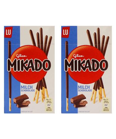 Mondelez International Pack of 2 Mikado milk chocolate bags - 2 x 75g