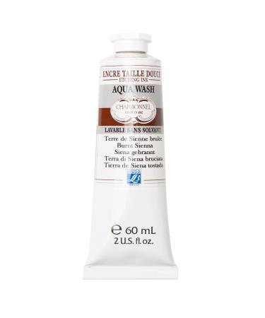 Charbonnel Aqua Wash Etching Ink  60 ml  Burnt Sienna 60 mL Burnt Sienna
