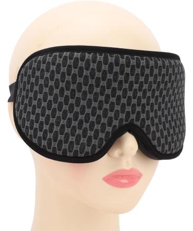 Memory Foam 3D Contoured Sleep Eye Patch Soft Breathable Eye Shade Cover Adjustable Strap Ideal for Meditation Yoga Travel Nap Insomnia - Buy Online on GoSupps.com