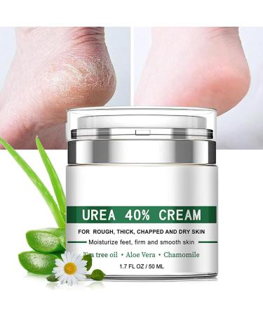 Urea 40% Foot Cream Tea Tree Urea Foot Cream Urea Foot Cream 40% Cracked Heel Repair Cream 40% Urea Cream Intensive Exfoliating Foot Cream Foot Cream for Cracked Heels and Dry Skin - Buy Online on GoSupps.com