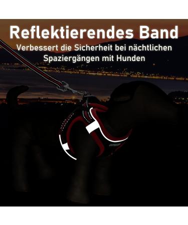 UVTQSSP Dog Harness for Small Dogs with Leash - Padded Puppy Dishes Black & Red XS/XXS - Buy Online on GoSupps.com